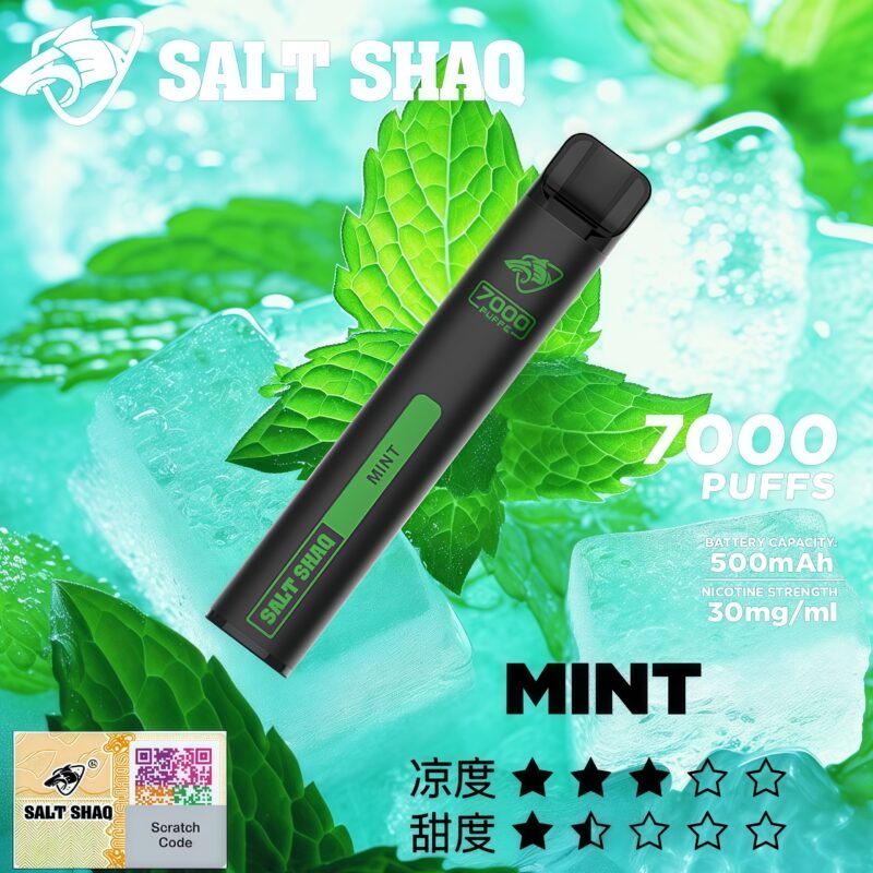 鲨克SALT SHAQ 一次性/拋棄式 7000puffs 電子煙