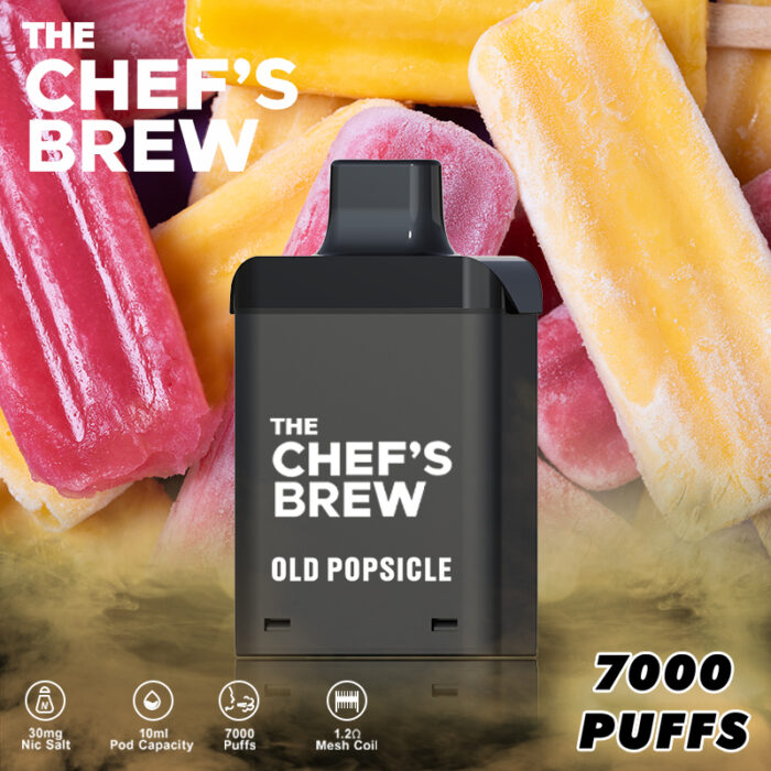 【台灣現貨】廚師佳釀THE CHEF’S BREW 7000口可換彈電子煙｜8種在地風味霧化彈｜智能防漏設計｜大容量替煙首選：圖片 2